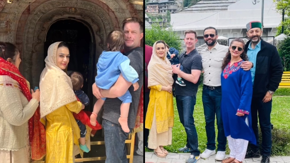 Preity Zinta Performs ‘Mundan Sanskar’ Of Her Both Kids At Hatkoti Temple Shimla; Shares Video!