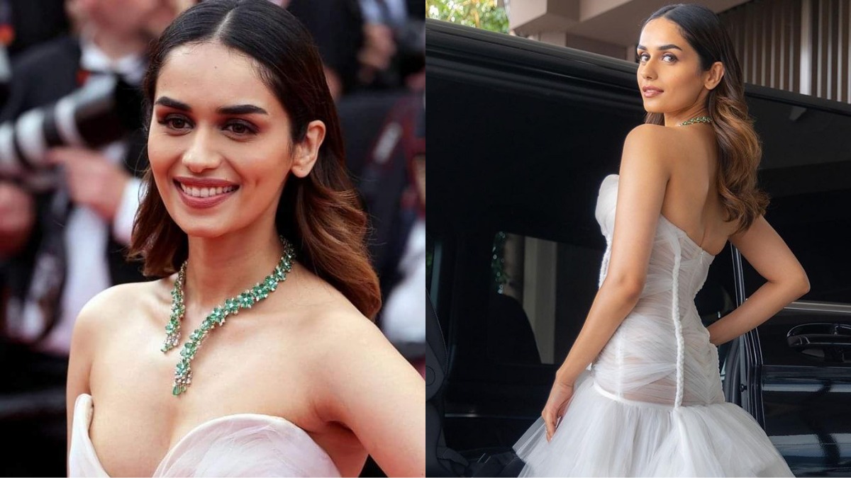 Style Hunter: Manushi Chhillar Exudes Disney Princess Vibes On The Red Carpet In A White Corset Gown!