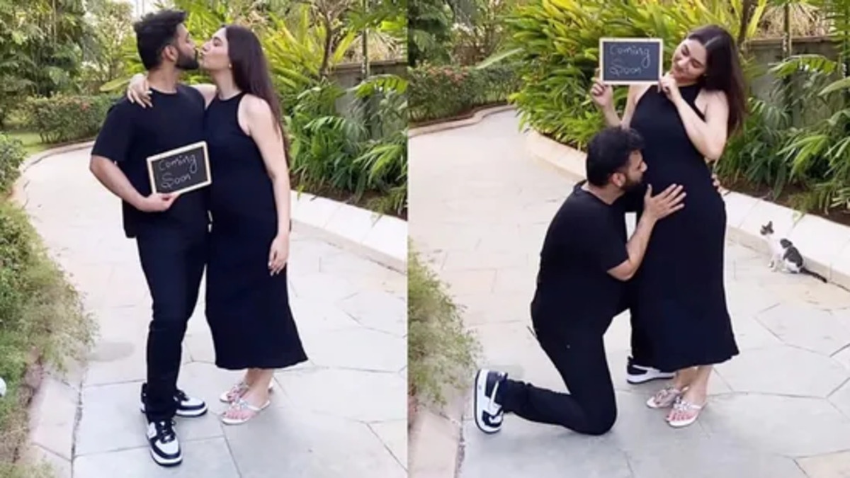 Disha Parmar Gets Romantic With Hubby Rahul Vaidya During Pregnancy Photoshoot- Checkout!