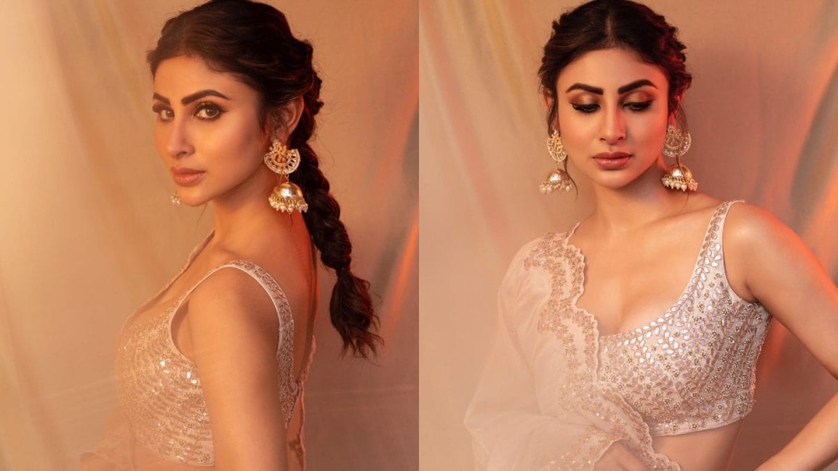 Mouni Roy Can Slay Any Outfit With Her Style and Her Ivory Lehenga Look Proves It