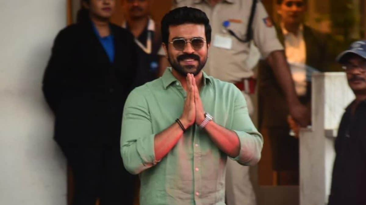 Ram Charan Greets Paps With Folded Hands, Looks Dapper As He Gets Snapped; Check Pics