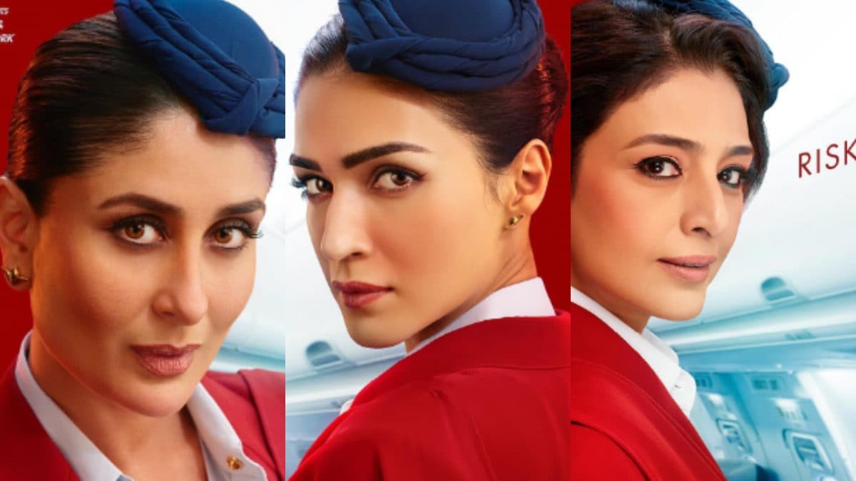 Kareena Kapoor, Kriti Sanon and Tabu Turn Stylish Air Hostesses For Crew New Posters | Check Here