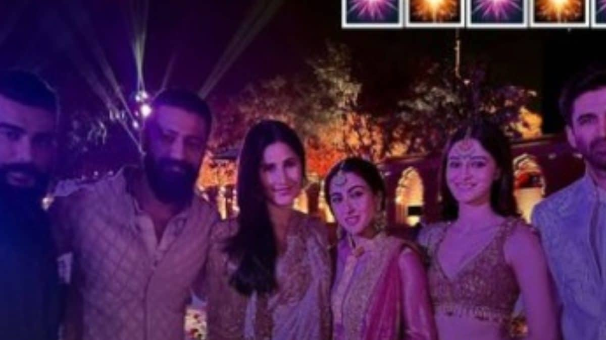 Sara Ali Khan Shares Photos With Vicky Kaushal, Katrina Kaif And Others From Anant Ambani’s Pre-Wedding Bash