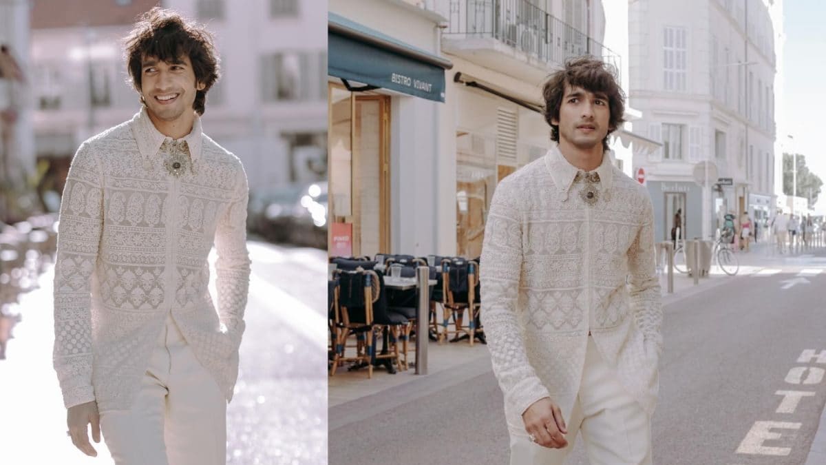 Shantanu Maheshwari Wows Fans In Chikankari Outfit For His Cannes Appearance