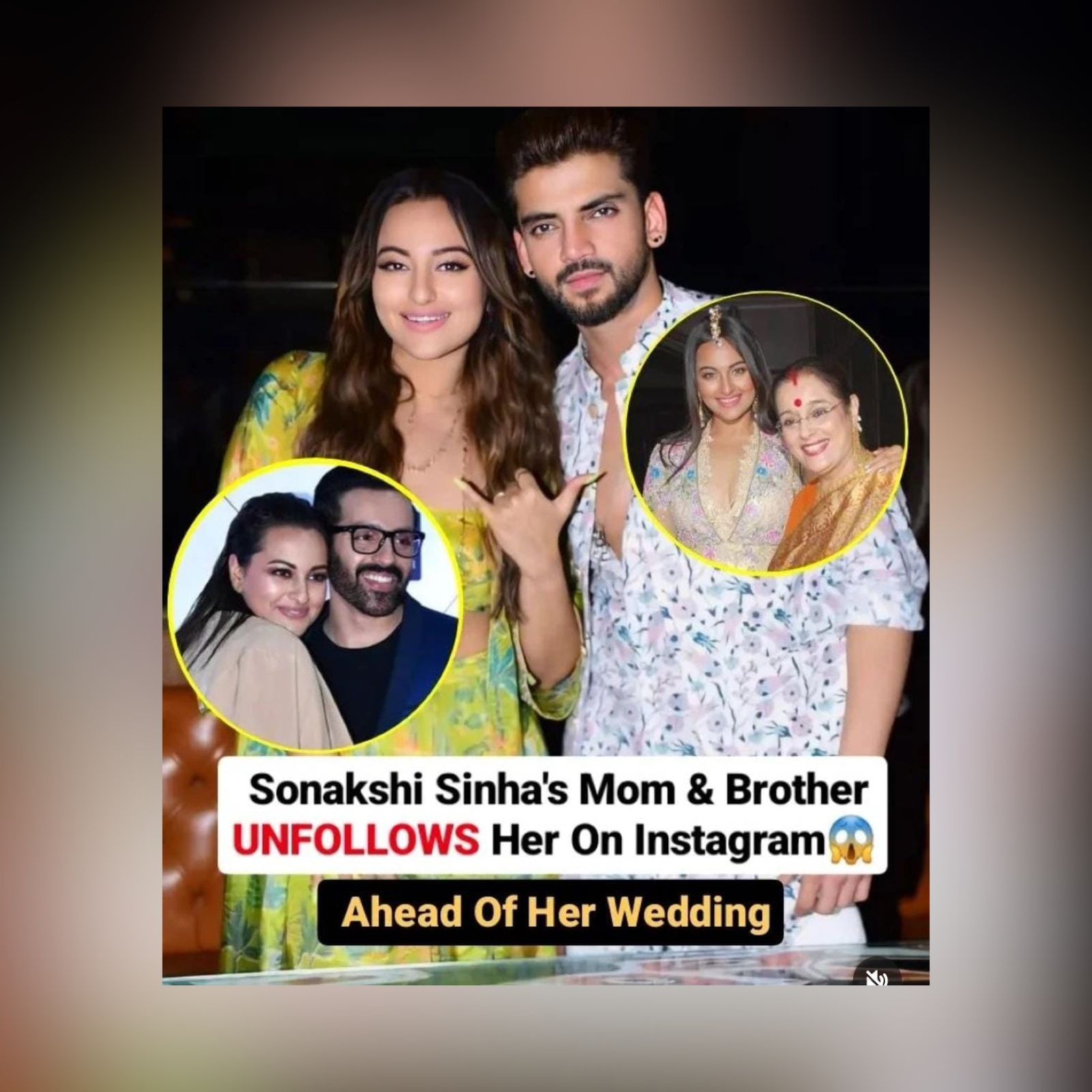 Sonakshi Sinha Mother And Brother Unfollow Her On Instagram
