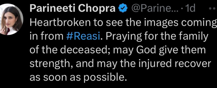Parineeti Chopra on All Eyes On Reasi