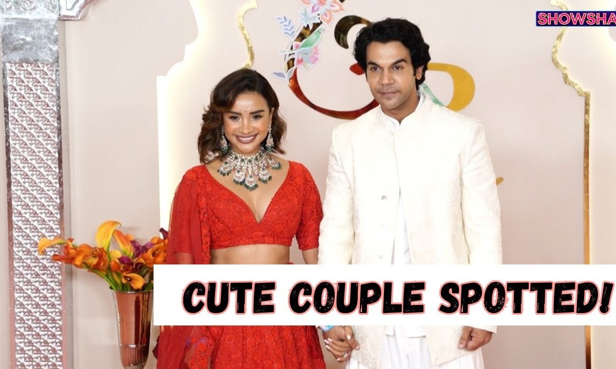 Rajkummar Rao & Patralekha Look Very Much In Love As They Attend Anant & Radhika's Wedding Ceremony