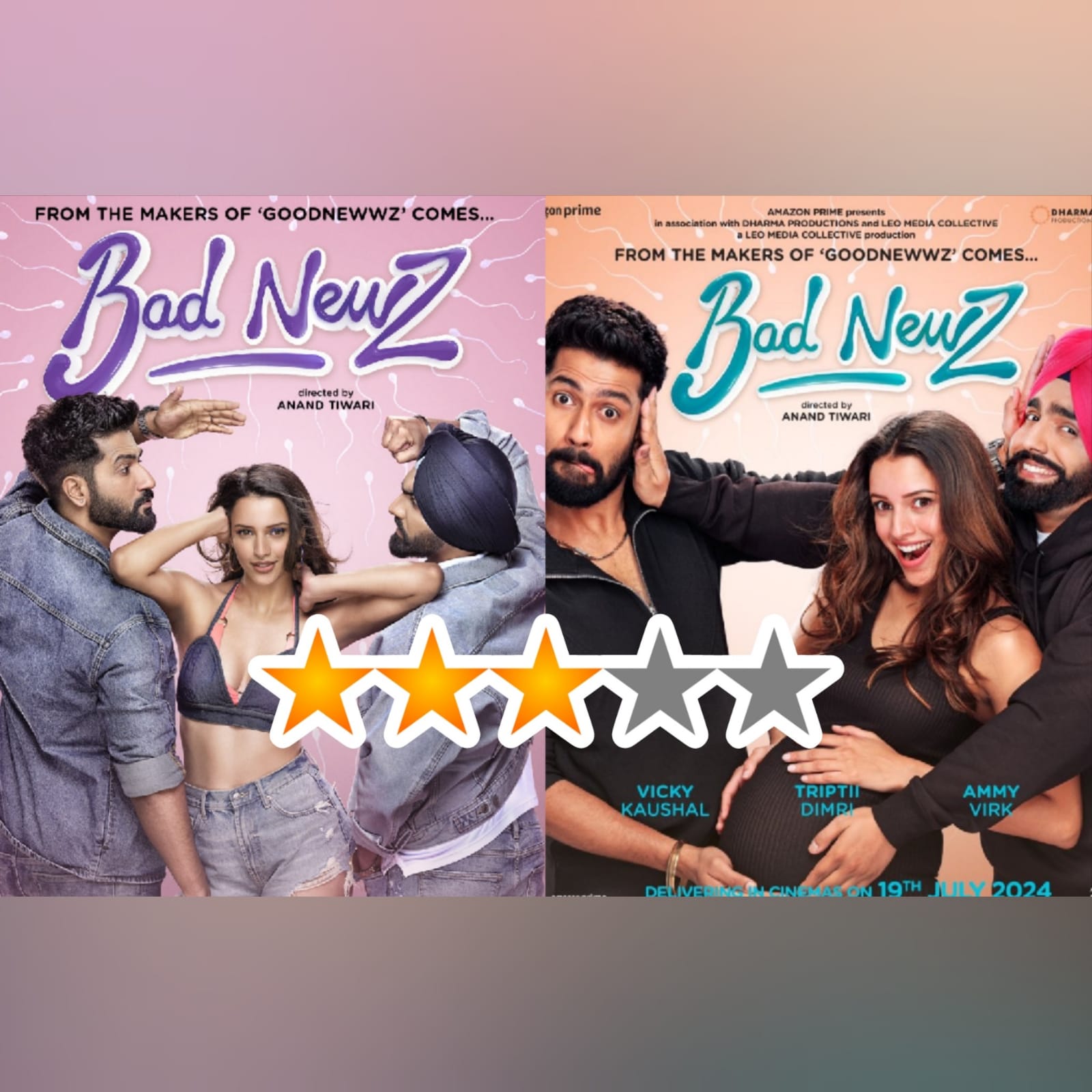 Bad Newz Movie Review; Vicky Kaushal Steals The Show