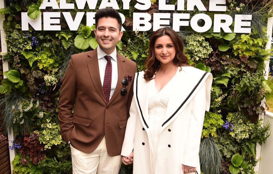 Parineeti Chopra and Raghav Chadha attend the prestigious Wimbledon Finals