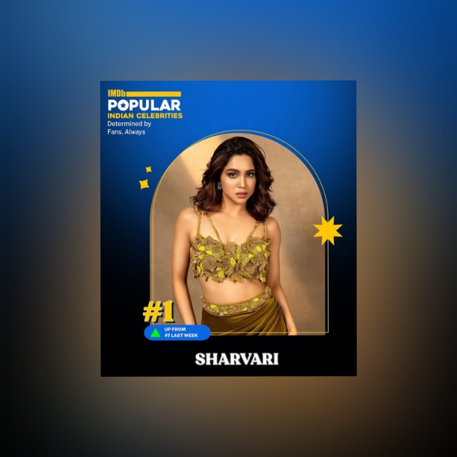 Sharvari Is No.1 On IMDB’s List Of Popular Indian Celebrities