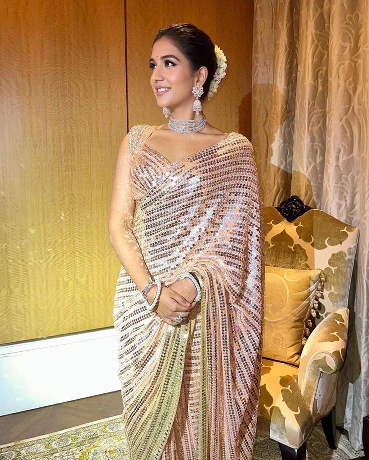 24k Gold Saree