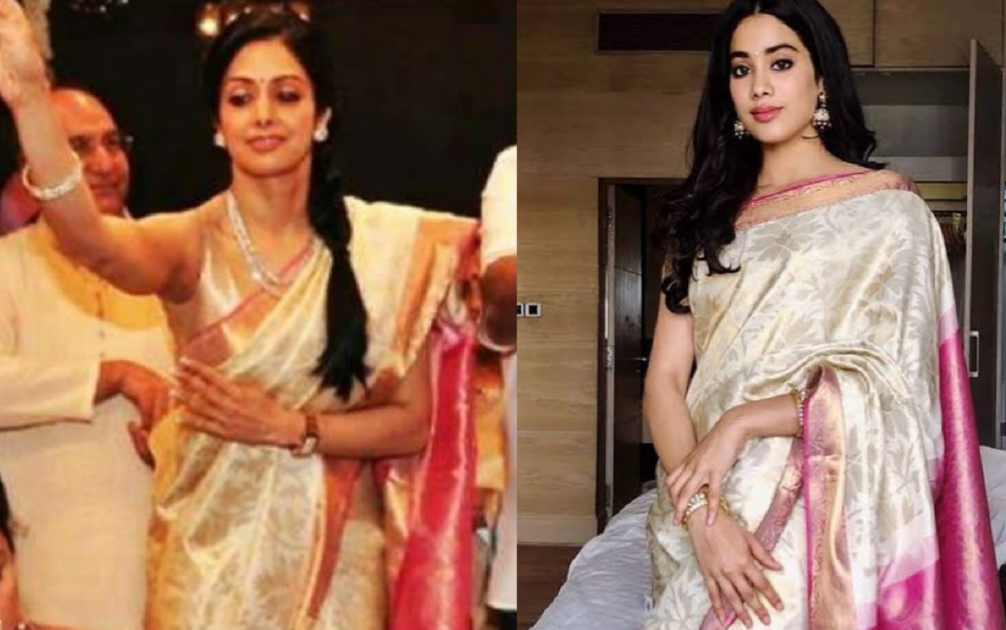 Janhvi rewore Sridevi's saree