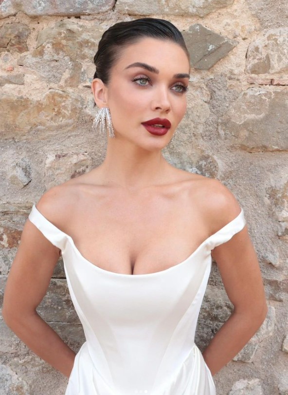 Amy Jackson for her pre-wedding festivities