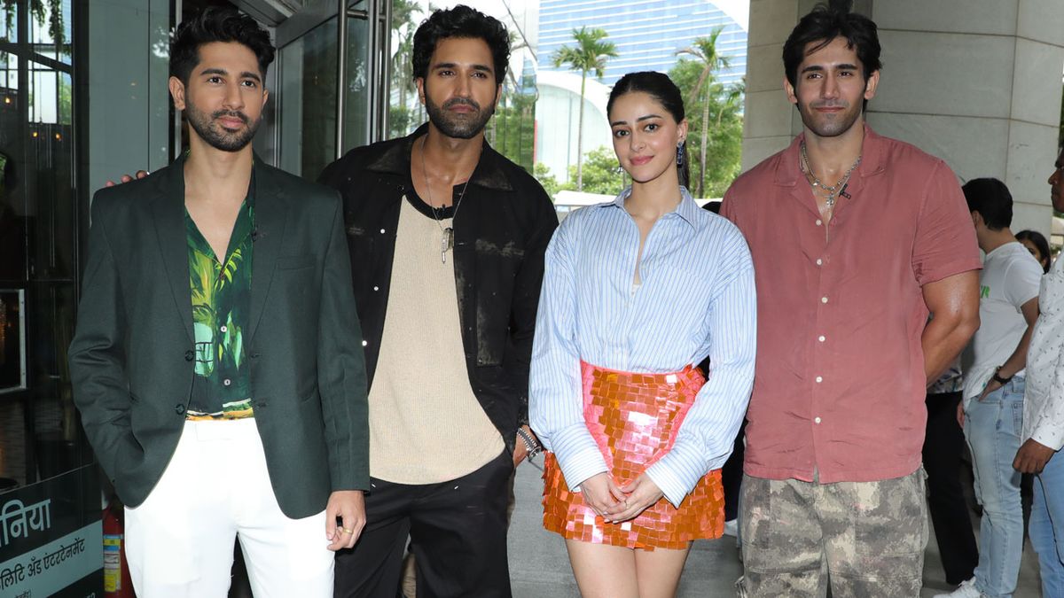 Ananya Panday, Gurfateh Pirzada, Vihaan Samat and Varun Sood At Call Me Bae Promotions