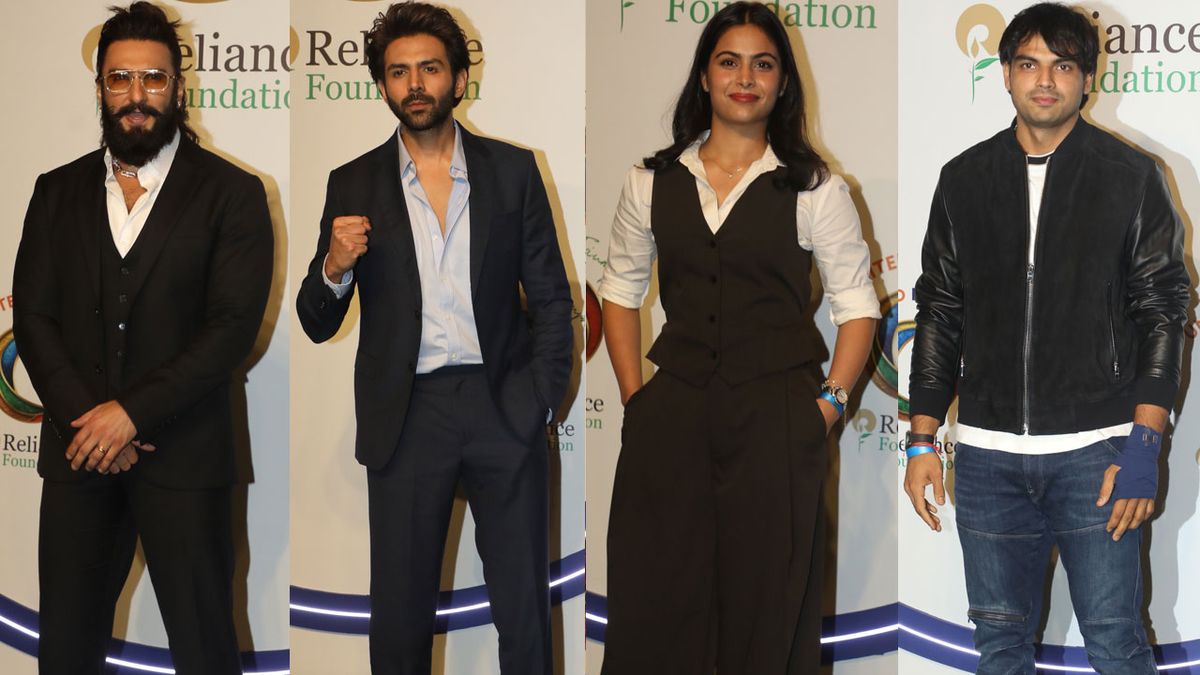 Ranveer Singh, Kartik Aaryan, Neeraj Chopra & Others Honour Indian Olympic Team