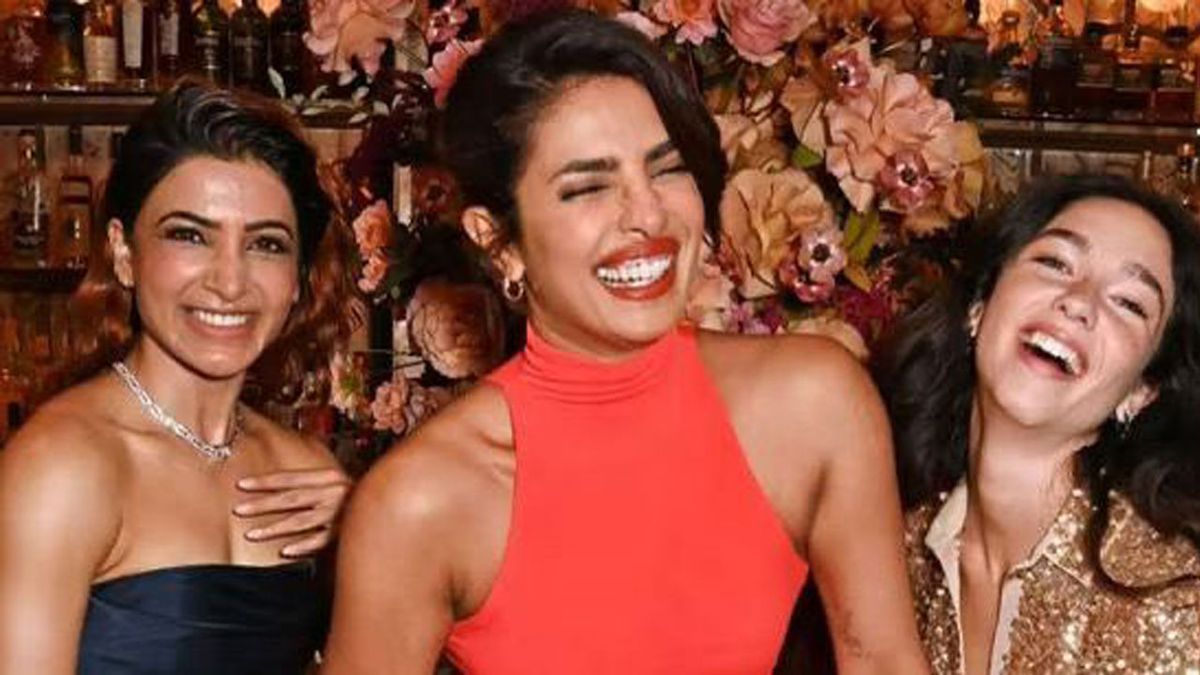 Priyanka Chopra, Samantha & Matilda at Citadel: Honey Bunny Screening