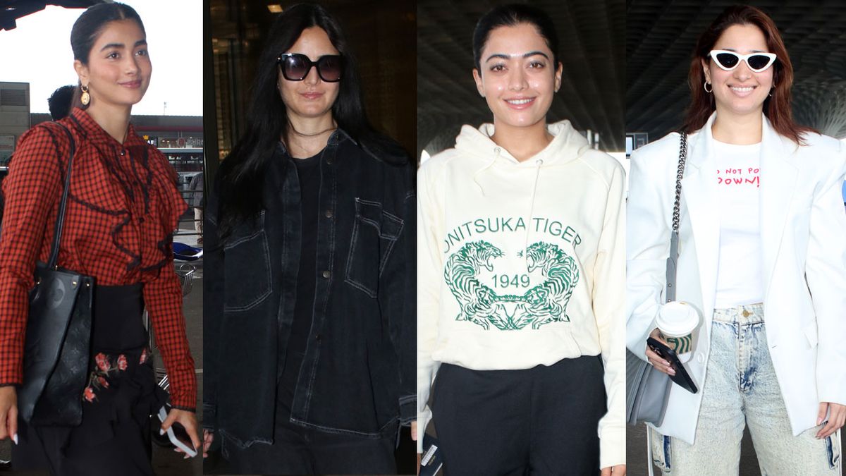 Katrina, Rashmika, Tamannaah, Pooja & Others Spotted At The Airport