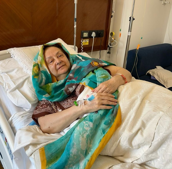 Saira Banu in hospital