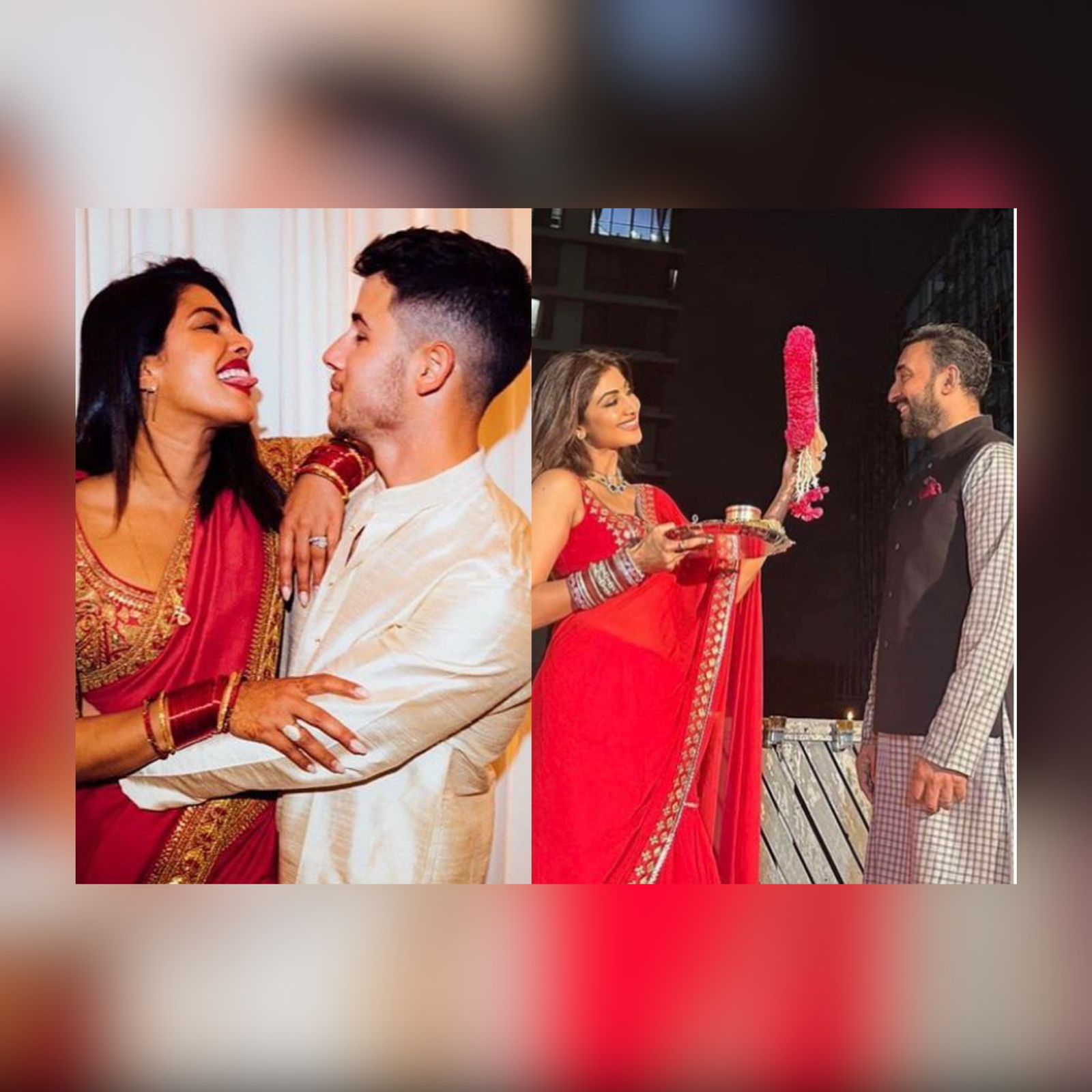 Anushka Sharma, Virat Kohli Bollywood Couples Karva Chauth