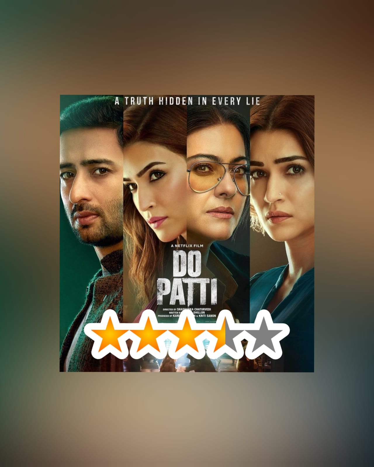 Do Patti Movie Review; Kriti Sanon Is Brilliant In Dual Role, One Of Her Best Performances