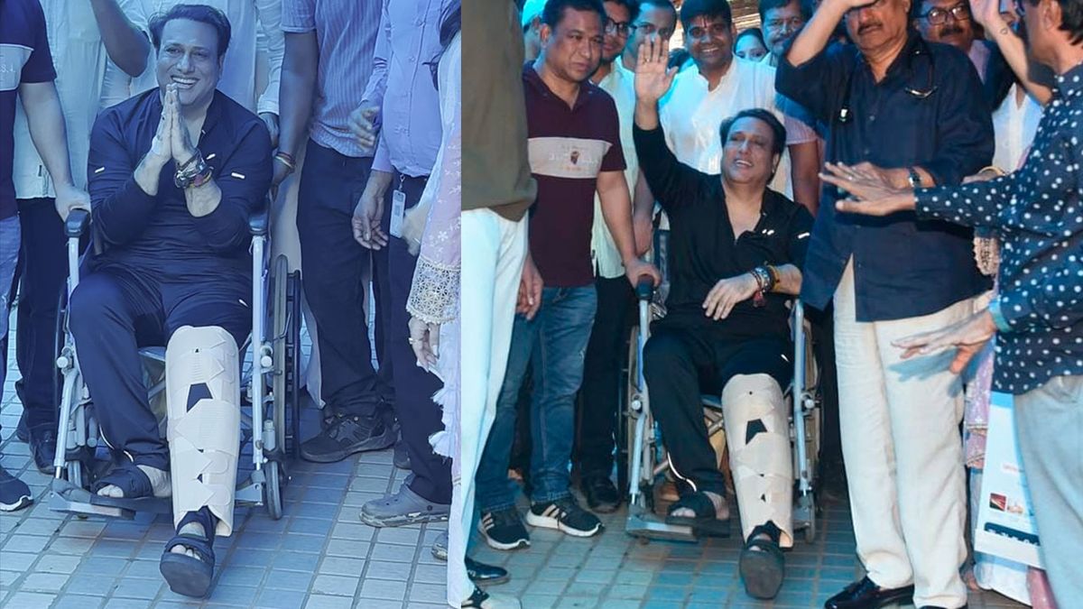 Jai Shree Ram, says Govinda As He Gets Discharged From The Hospital