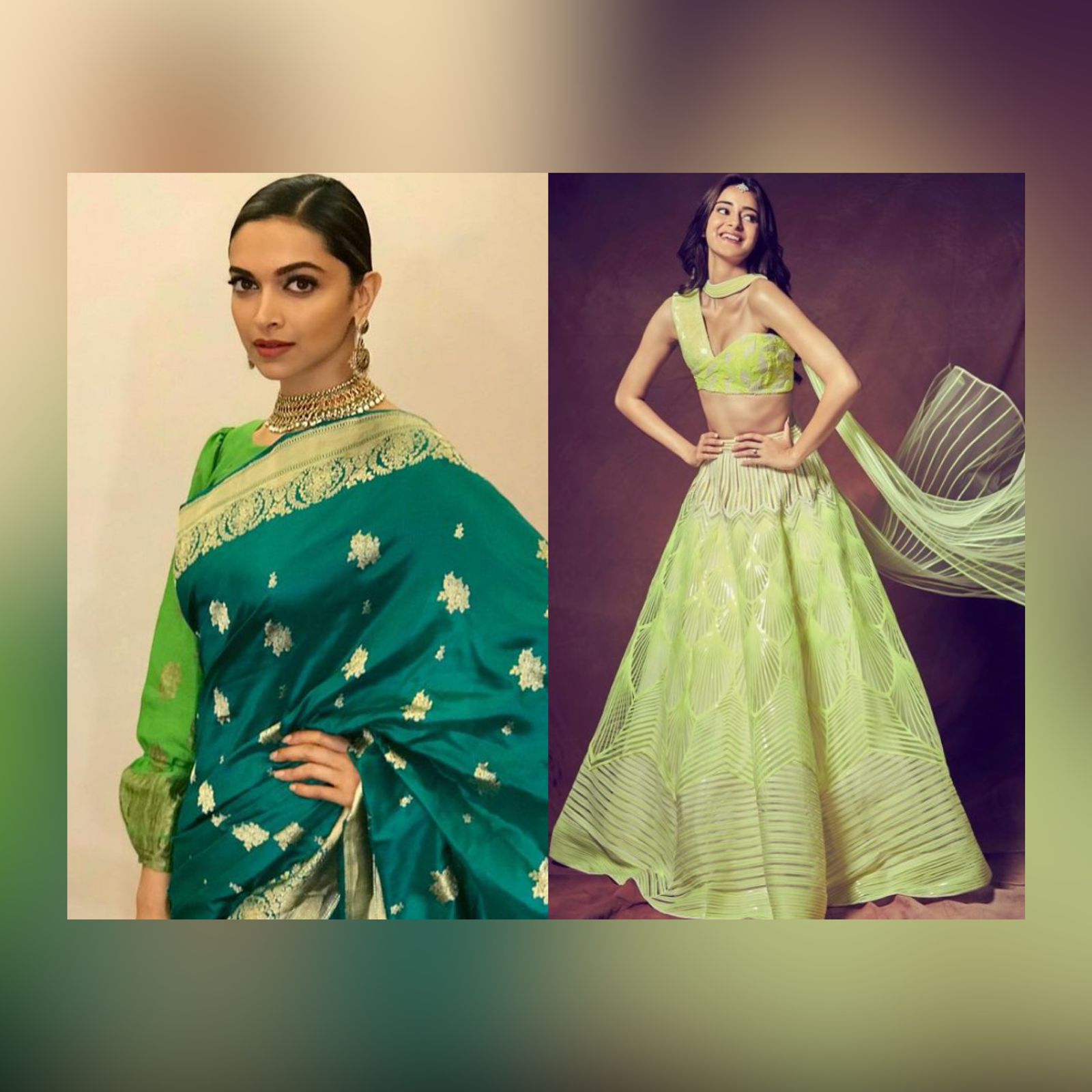 Navratri 2024 Day 2; Bollywood Actresses In Green Outfit