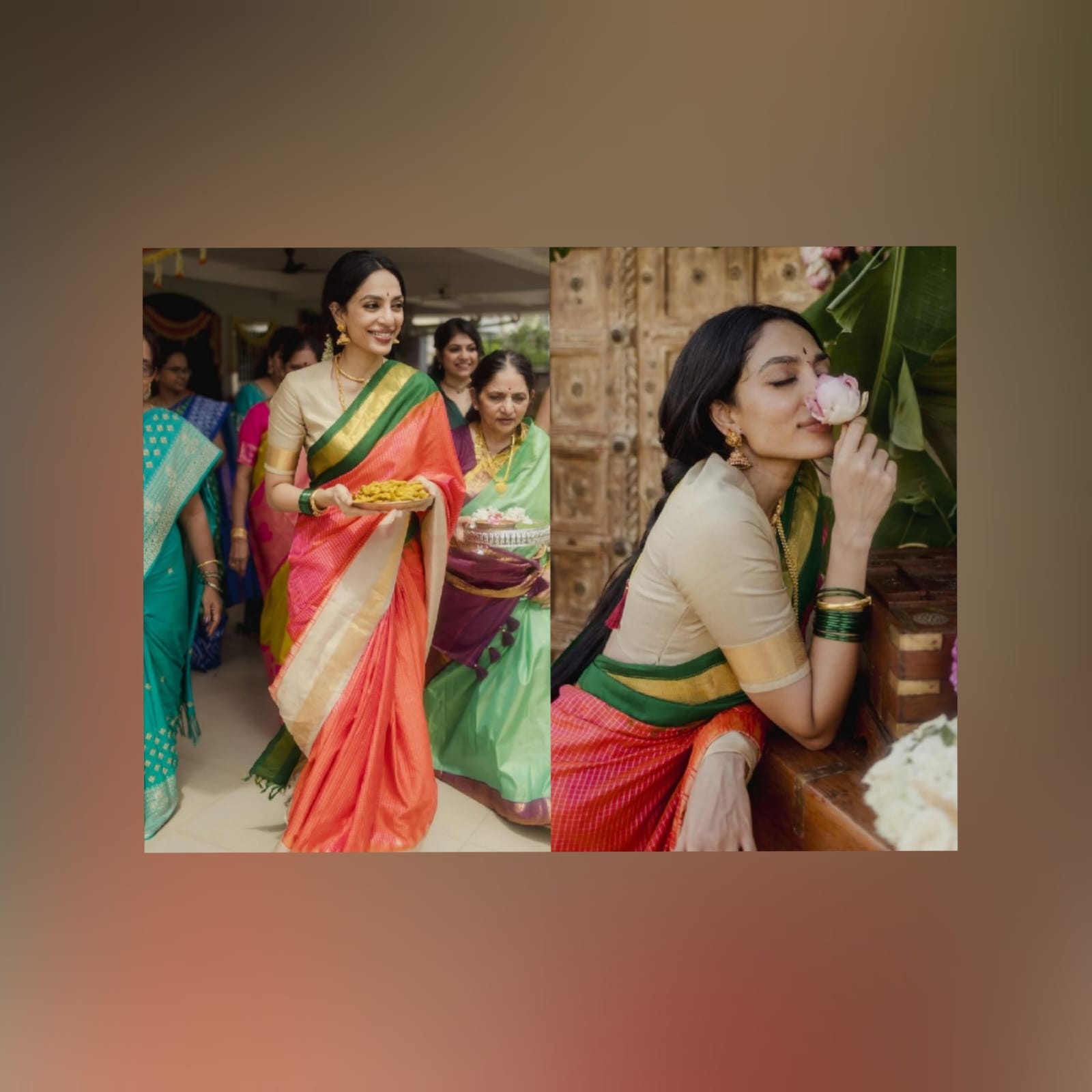 Sobhita Dhulipala, Naga Chaitanya Pre-wedding Festivities; She Wears A Saree Gifted By Her Mother-In-Law