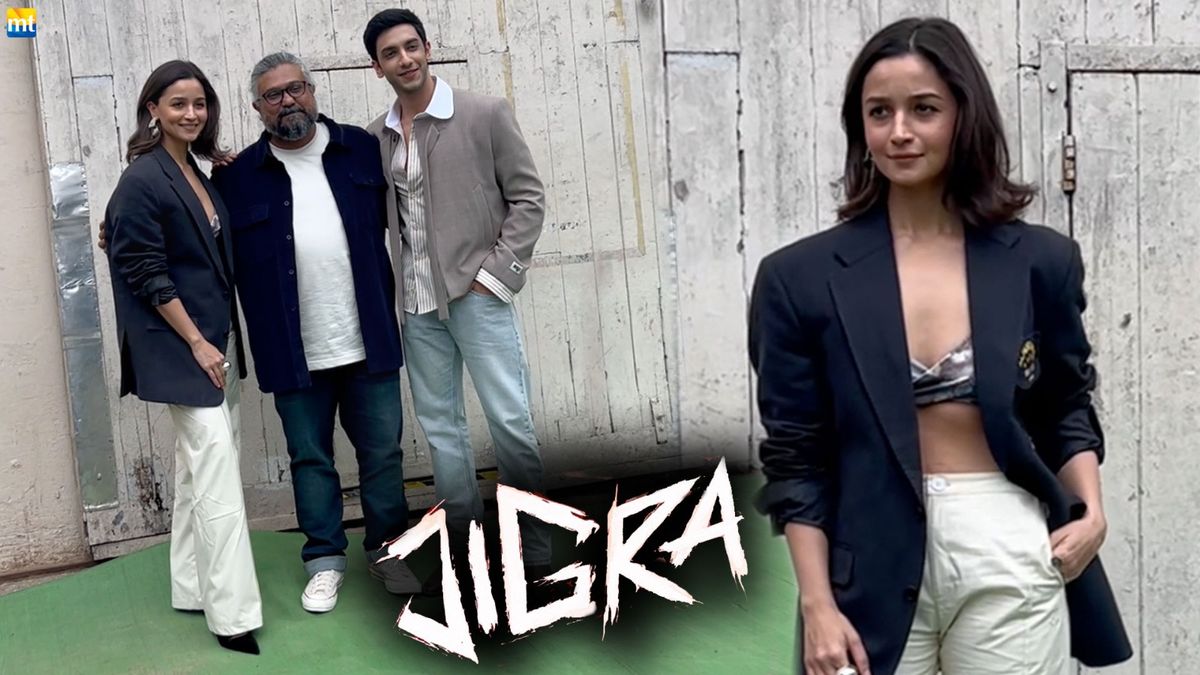 Alia Bhatt, Vedang Raina & Vasan Bala at JIGRA Event