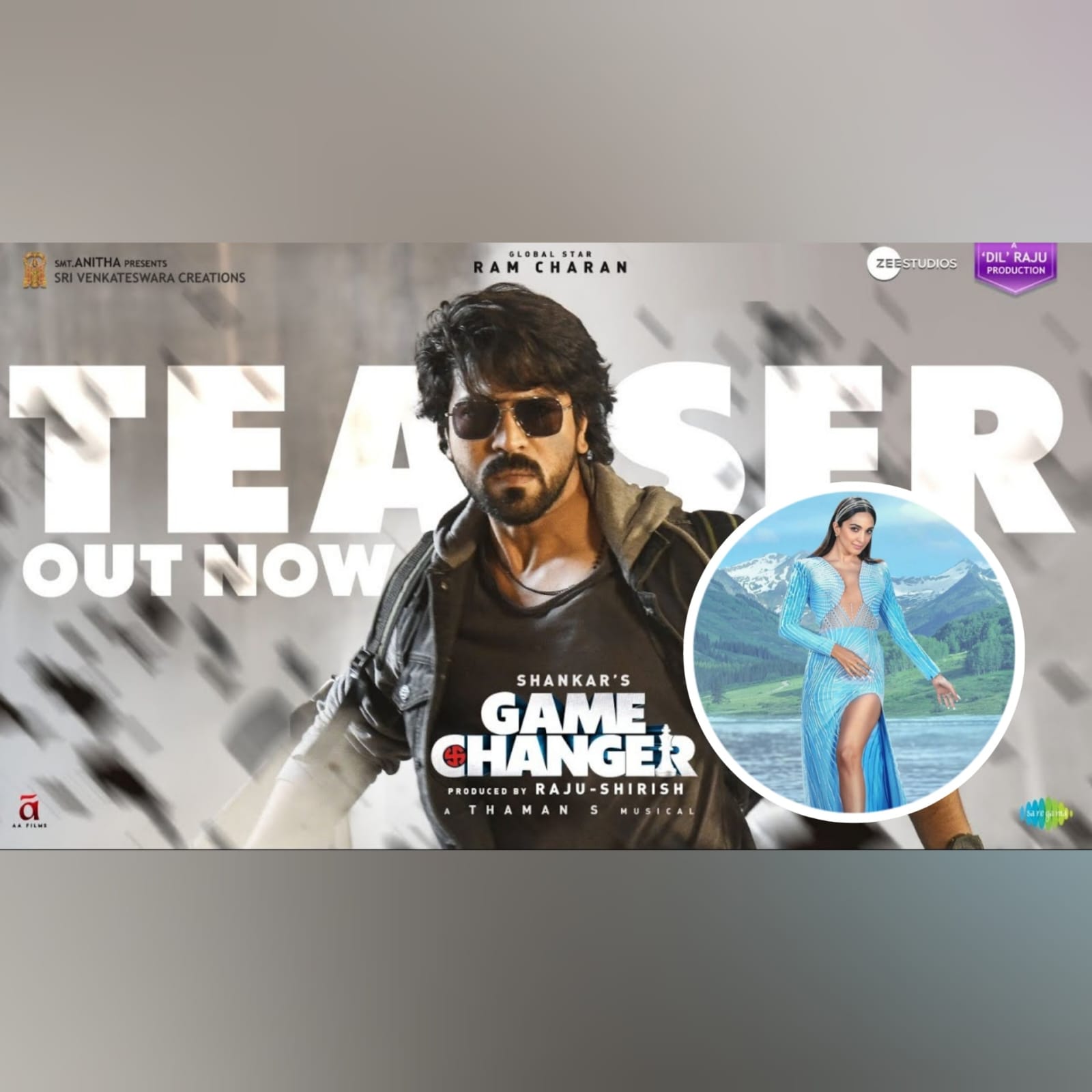 Game Changer Teaser | Starring Ram Charan And Kiara Advani