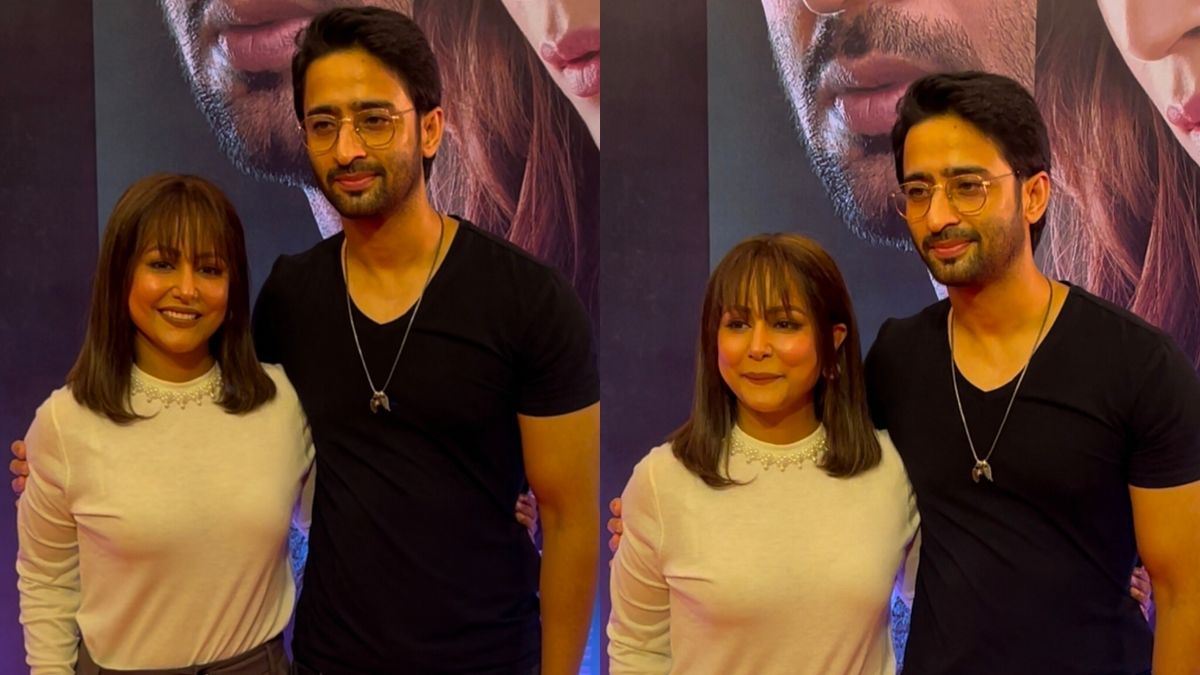 Shaheer Sheikh brings old friend Hina Khan to the red carpet; Video