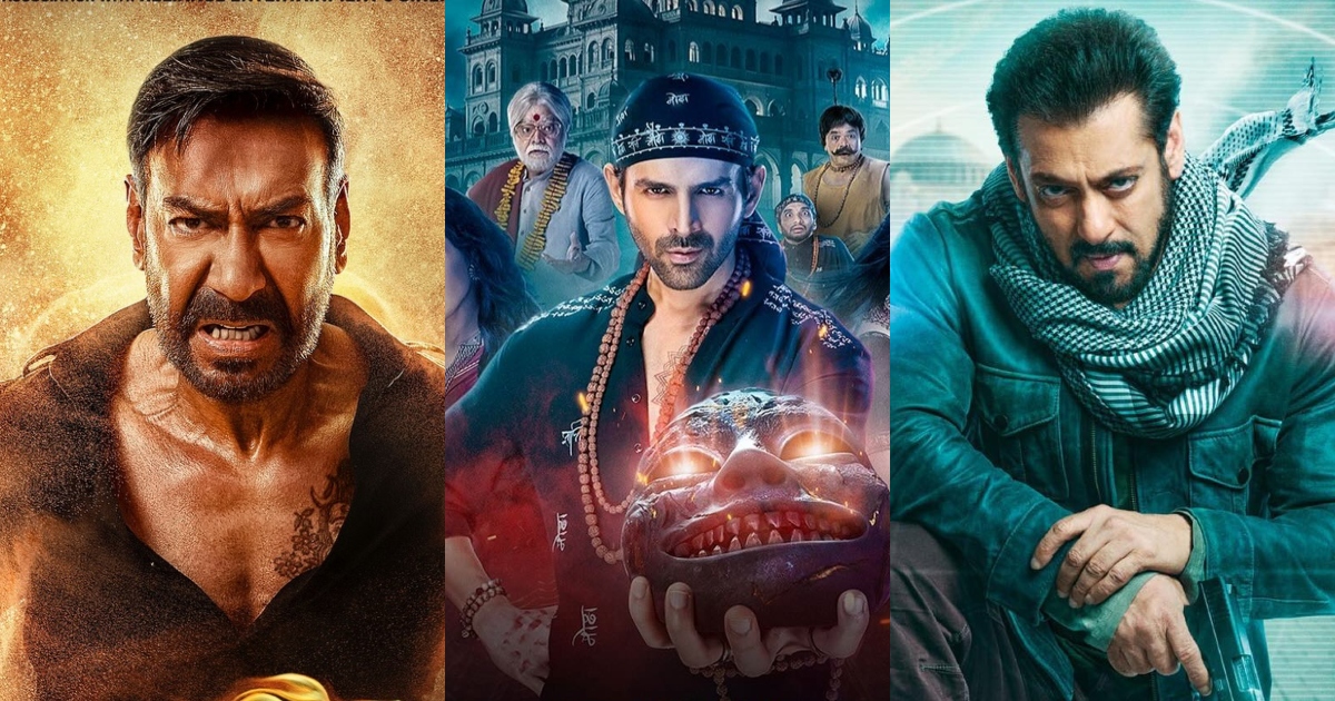 Tiger 3’s 220 Crores+ In 7 Days Is Now A Bygone As Kartik Aaryan & Ajay Devgn Create History For Diwali Releases!