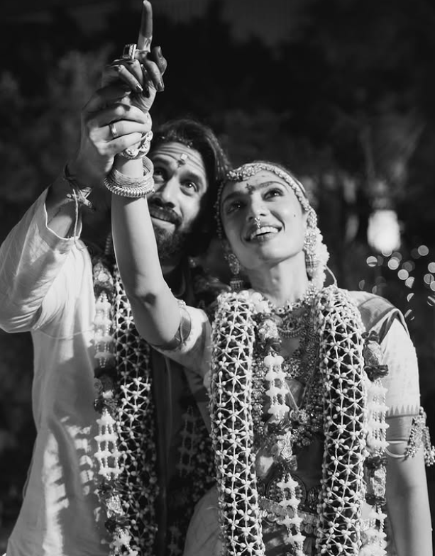 A cute moment from Naga Chaitanya and Sobhita Dhulipala wedding