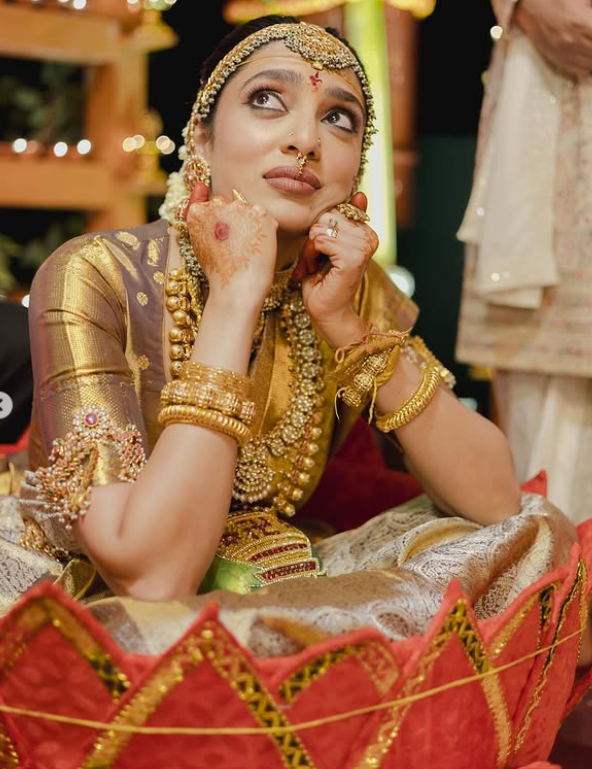 Sobhita Dhulipala bridal look