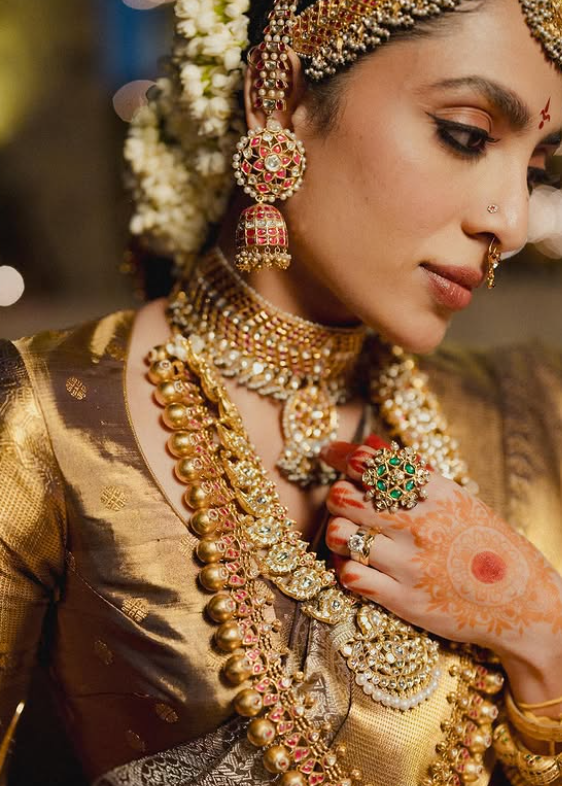 Sobhita Dhulipala wedding jewellery