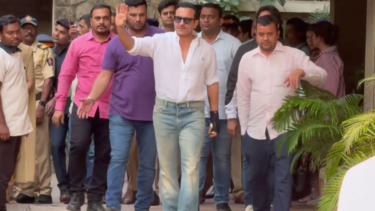 Saif Ali Khan Is Back Home From The Hospital; Video —