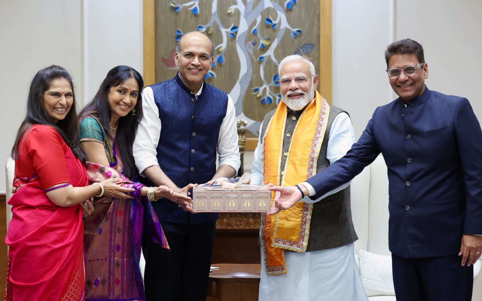 Ashutosh Gowariker and Sunita Gowariker invite honourable Prime Minister Narendra Modi to son Konark’s wedding